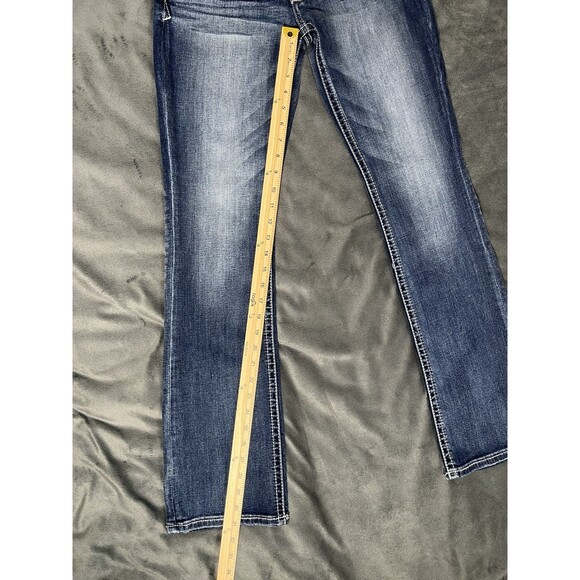 women’s express jeans sz 4R short low rise bootcut - Picture 6 of 14